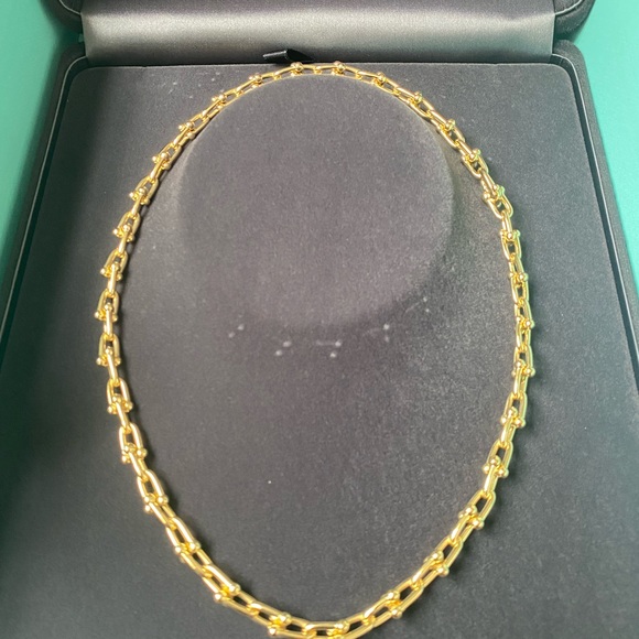 Brand NEW Tiffany HardWear Medium Link Necklace
in Yellow Gold - Picture 9 of 12